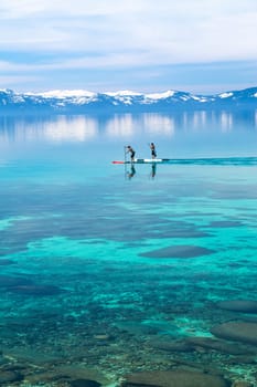 Paddle boarding