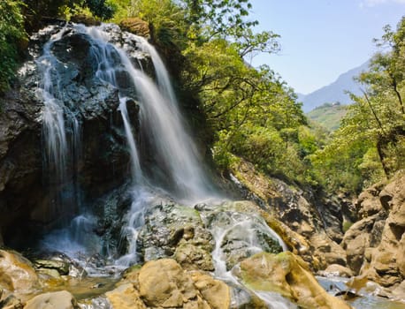 Waterfall in Sapa, Vietnam