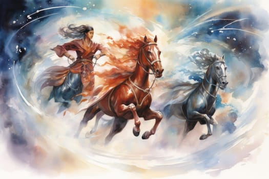 In the realm of fantasy, a fearless group of individuals known as the whirling cyclone riders emerges.