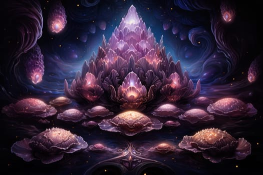 An enchanting depiction of radiant pearl oysters, tenderly nurturing exquisite pearls imbued with enigmatic properties.