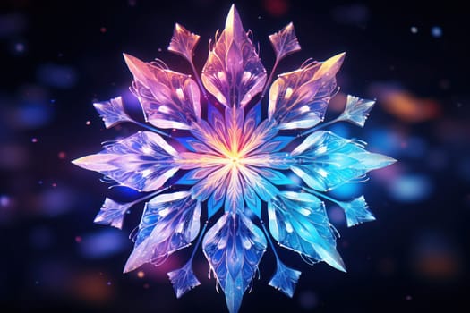 An artistic masterpiece showcasing the exquisite details and singular beauty of individual snowflakes, captured through the lens of macro photography, unraveling their complex, one-of-a-kind designs.