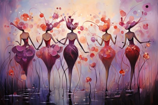 Immerse yourself in the enchanting world of holiday magic with this captivating illustration by a professional visual artist.