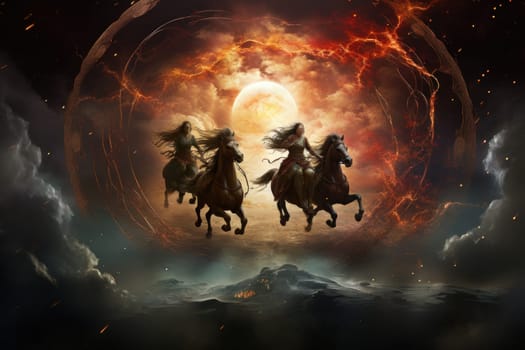 In the realm of fantasy, a fearless group of individuals known as the whirling cyclone riders emerges.