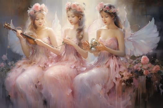 Immerse yourself in the enchanting world of holiday magic with this captivating illustration by a professional visual artist.