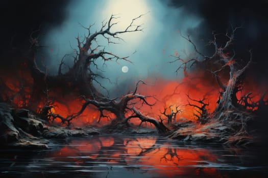 An evocative portrayal of the ethereal whispering wind, its gentle zephyrs bearing mystical secrets across expansive landscapes.
