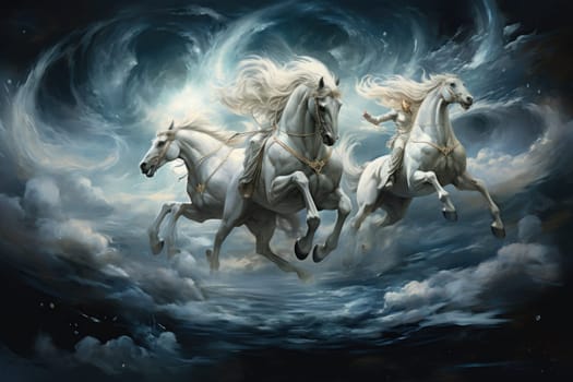 In the realm of fantasy, a fearless group of individuals known as the whirling cyclone riders emerges.