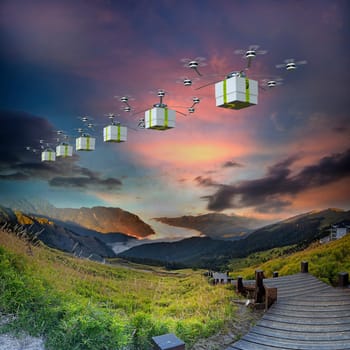 Fast delivery post package for adv or others purpose use