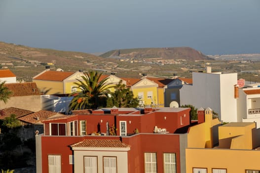 Colonial Buildings in Tenerife Canary Islands Spain