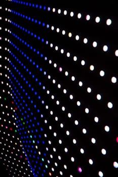 Glowing background with a neon