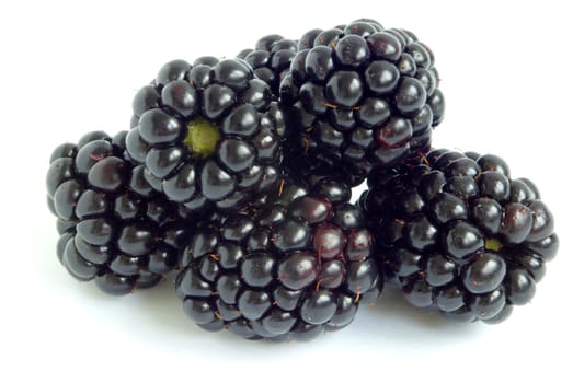 blackberry isolated on white background