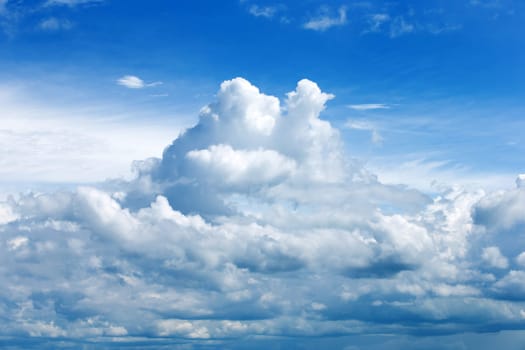 blue sky background with white clouds