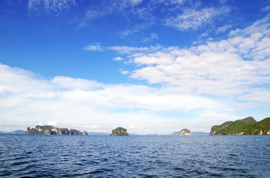 island and sea in Krabi Thsiland
