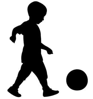 kicking the ball