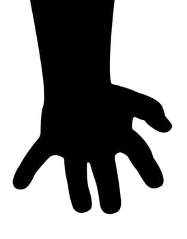 baby boy hand vector