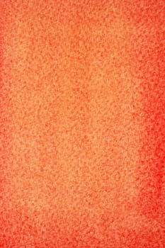 orange color painted background on paper