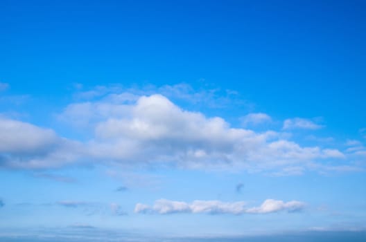 blue sky with cloud closeup
