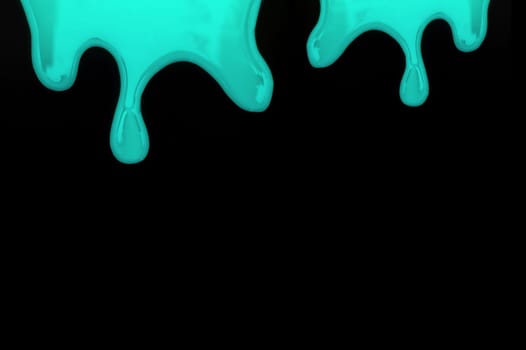 An abstract image of slime on a white background