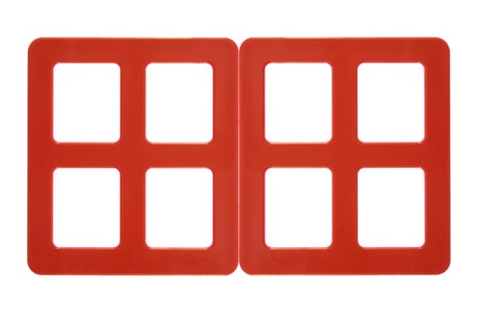 A conceptual image of a window on a white background
