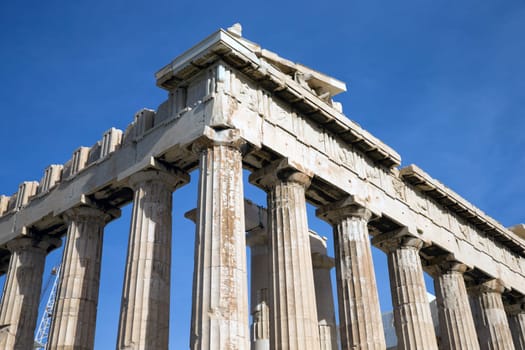 Parthenon on the Acropolis in Athens, Greece