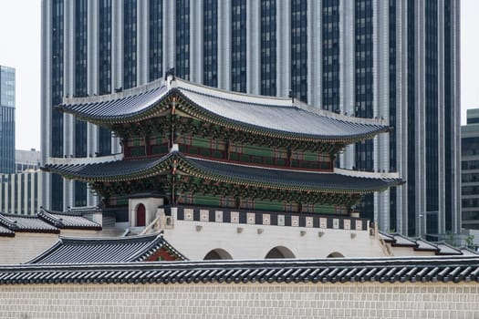 Gyeongbokgung,palace and landmark in Seoul,the capital of Korea