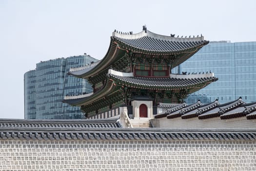 Gyeongbokgung,palace and landmark in Seoul,the capital of Korea