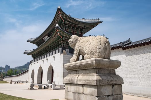 Gyeongbokgung,palace and landmark in Seoul,the capital of Korea
