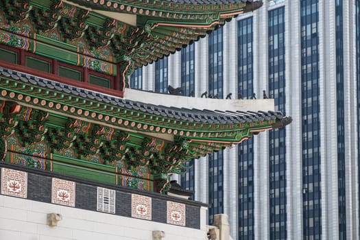 Gyeongbokgung,palace and landmark in Seoul,the capital of Korea