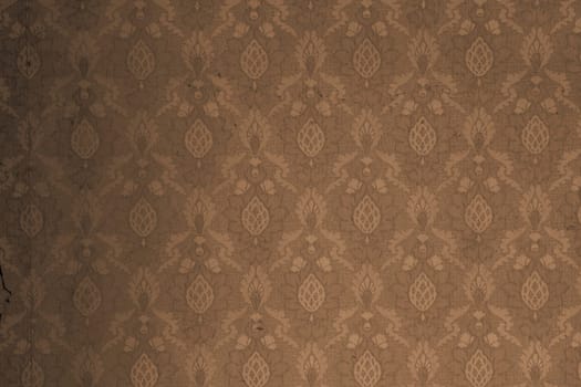 Wallpaper on the wall of a vacant apartment