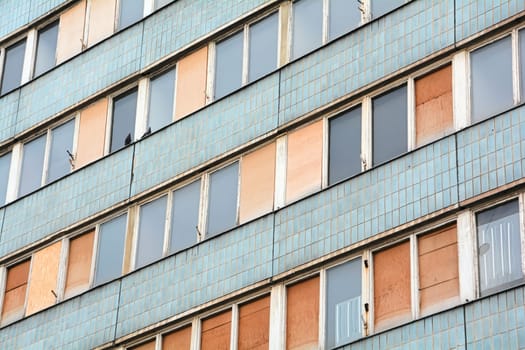 vacant slab construction in the city centre of Magdeburg