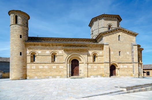 St. Martin Church, in Romanesque style in Fromista, Palencia, Castilla y Leon, Spain