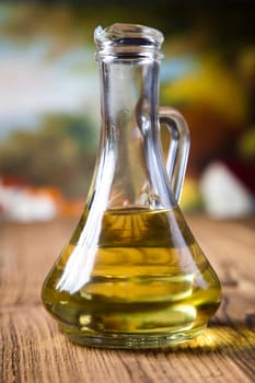 Carafe with olive oil
