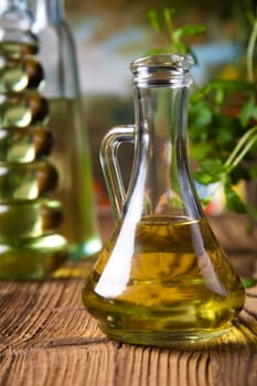 Carafe with olive oil