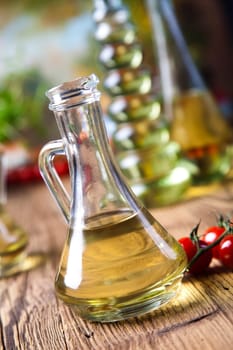 Carafe with olive oil