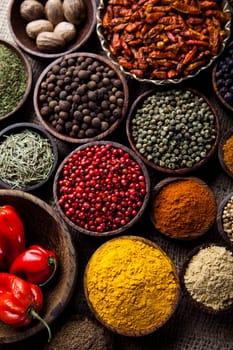 Colorful spices