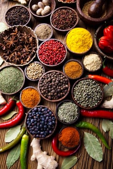 Colorful spices