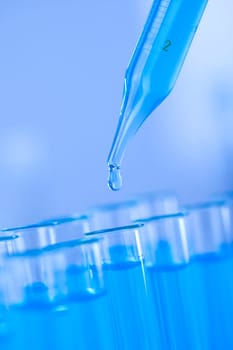 Laboratory tools, Pipette fluid, test tubes