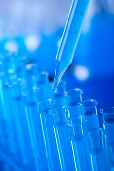 Laboratory tools, Pipette fluid, test tubes