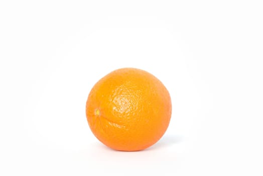 one orange isolated on white