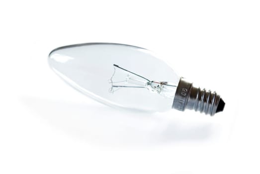 Electric bulb  on a white background