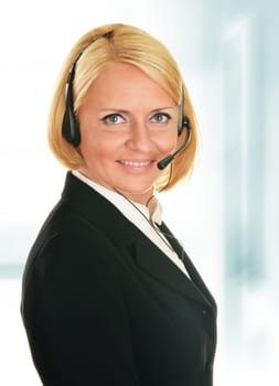 Call center operator. Customer support. Helpdesk.
