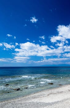 blue sea at the Greece