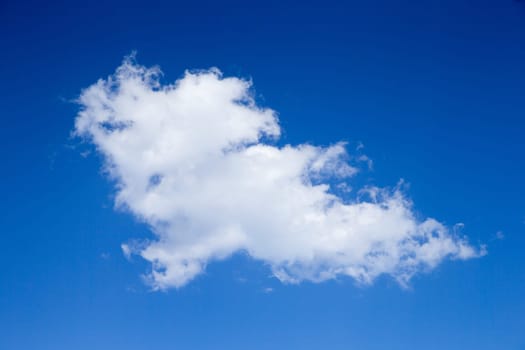 blue sky background with tiny clouds