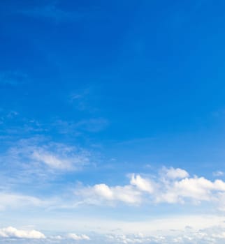 blue sky background with a tiny clouds