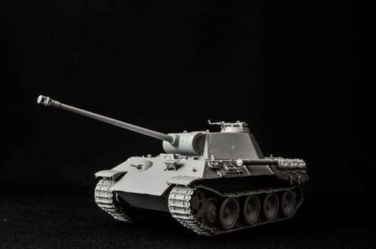 Tank. Track tank from the Second World War. Fighting vehicle.