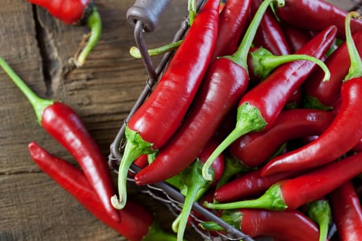 basket full of chilies