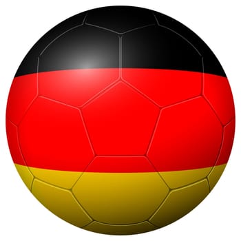 Soccer football with country flag GERMANY