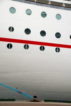 stock pictures of ropes used in ships for protection