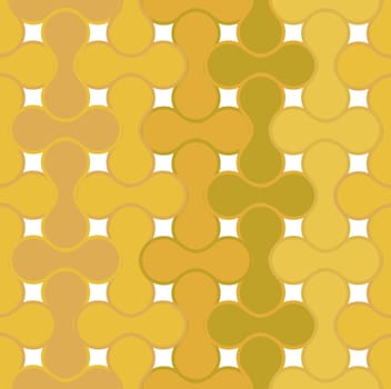 An abstract vintage metaball pattern background. Vector illustration