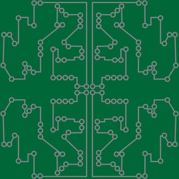 Phisics and mecanics, engineering a digital board. Vector illustration.
