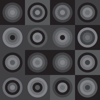 Geometric seamless retro background pattern. Vector illustration.